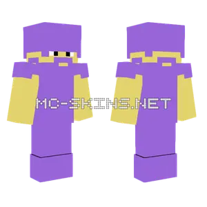 Purple and Yellow Jester