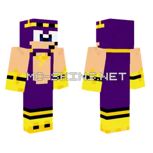 Purple and Yellow Outfit
