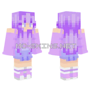 Purple Anime Girl