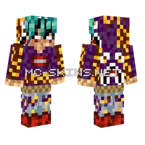Purple Bape Hoodie Boy Minecraft skin