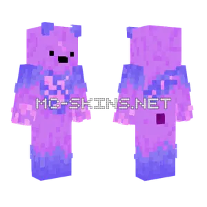 Purple Bear Skin Minecraft skin