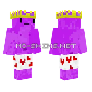 Purple Blob Character
