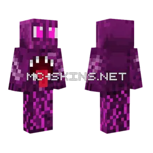 Purple Blob Monster Minecraft skin