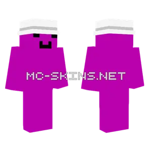 Purple Block Person Minecraft skin