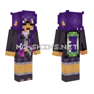 Purple Cat Ears Outfit
