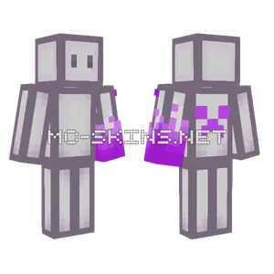 Purple Creeper Minecraft skin