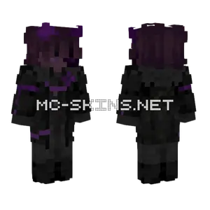 Purple Demon Minecraft skin