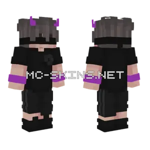 Purple Devil Skin Minecraft skin