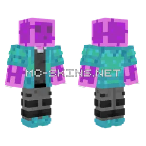Purple Dragon Minecraft skin