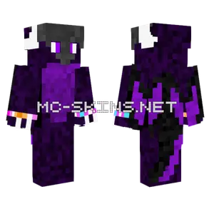 Purple Dragon Minecraft skin