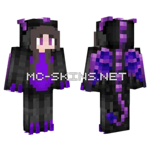 Purple Dragon Minecraft skin