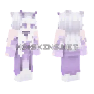 Purple Dragon Girl C Minecraft skin