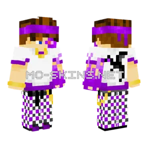 Purple Dragon Skin Minecraft skin