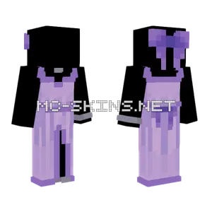 Purple Dress Base Minecraft skin