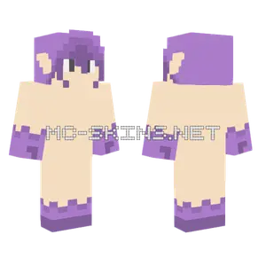 Purple Elf Girl Minecraft skin