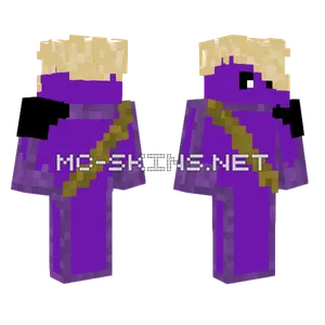 Purple Explorer Minecraft skin