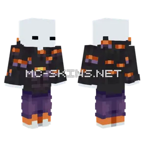 Purple Eyed Ghast Minecraft skin