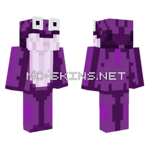 Purple Frog With Sweden Minecraft skin