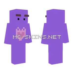 Purple Ghost Minecraft skin