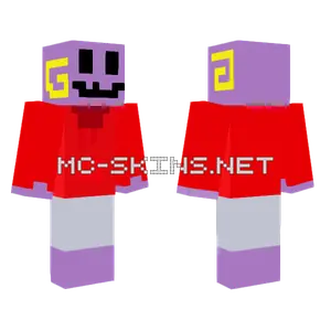 Purple Ghost Figure