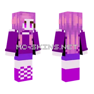 Purple Girl Contest Minecraft skin