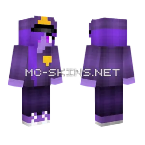 Purple Girl FNAF Minecraft skin