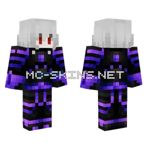 Purple Glitch Warrior
