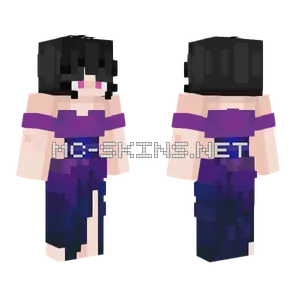 Purple Goth Girl