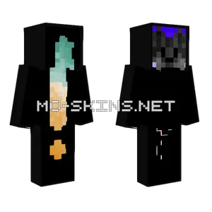 Purple Gradient Hoodie Minecraft skin