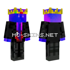 Purple Gradient Suit Minecraft skin
