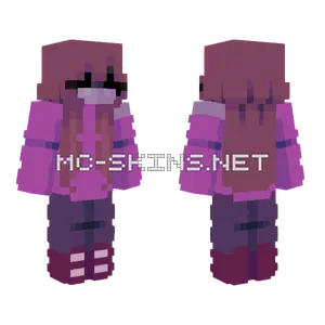 Purple Greenery Minecraft skin