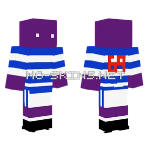 Purple Guy Morton Minecraft skin