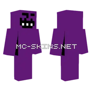Purple Guy Trollface Minecraft skin