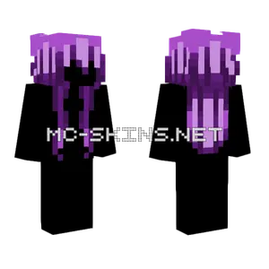 Purple Hair Base Minecraft skin