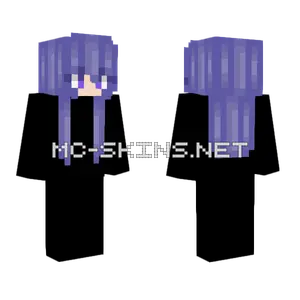 Purple Hair Girl Minecraft skin