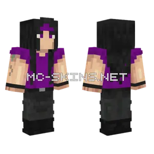 Purple Hair Hoodie
