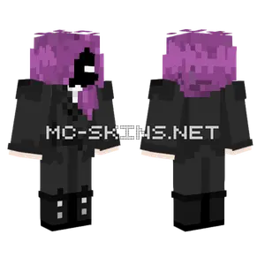 Purple Hair Skin Minecraft skin
