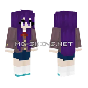 Purple Haired Schoolgirl
