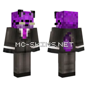 Purple Hooded Figure