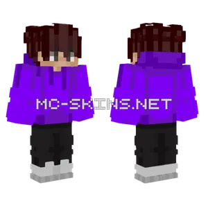 Purple Hoodie Boy
