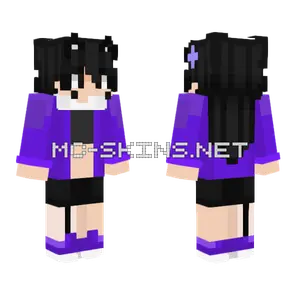 Purple Hoodie Girl