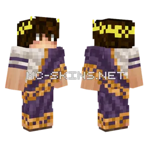 Purple Kimono Outfit Minecraft skin