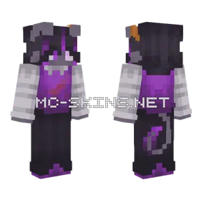 Purple Knight Armor Minecraft skin