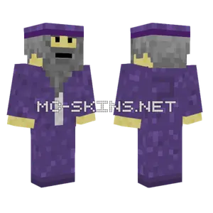Purple Knight Armor Minecraft skin