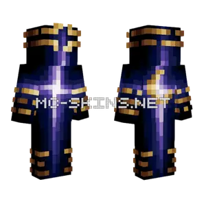 Purple Lightning Skin Minecraft skin