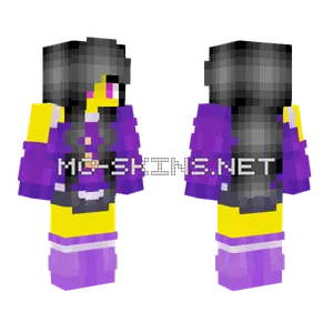 Purple Lunar Sweater Girl Minecraft skin