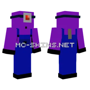 Purple Mega Minion Mel Minecraft skin