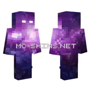 Purple Nebula Boy Minecraft skin