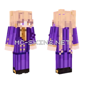 Purple Outfit Minecraft skin