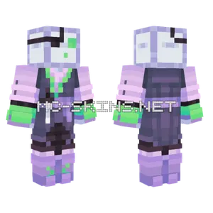 Purple Phantoms Blockwars Minecraft skin
